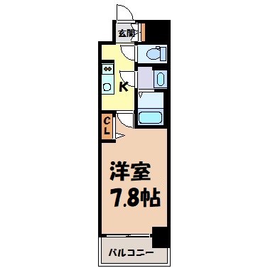 ファスティーナ志賀本通 間取り図
