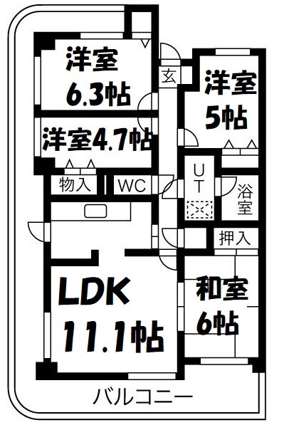 モアレ 間取り図