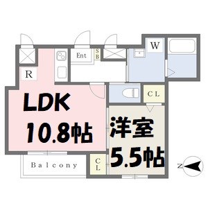 カルムセゾン 間取り図