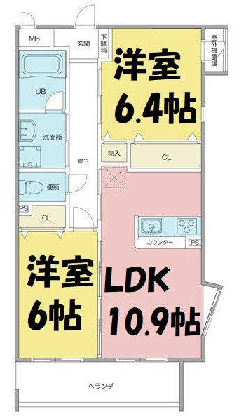 プロビデンス杁中 間取り図