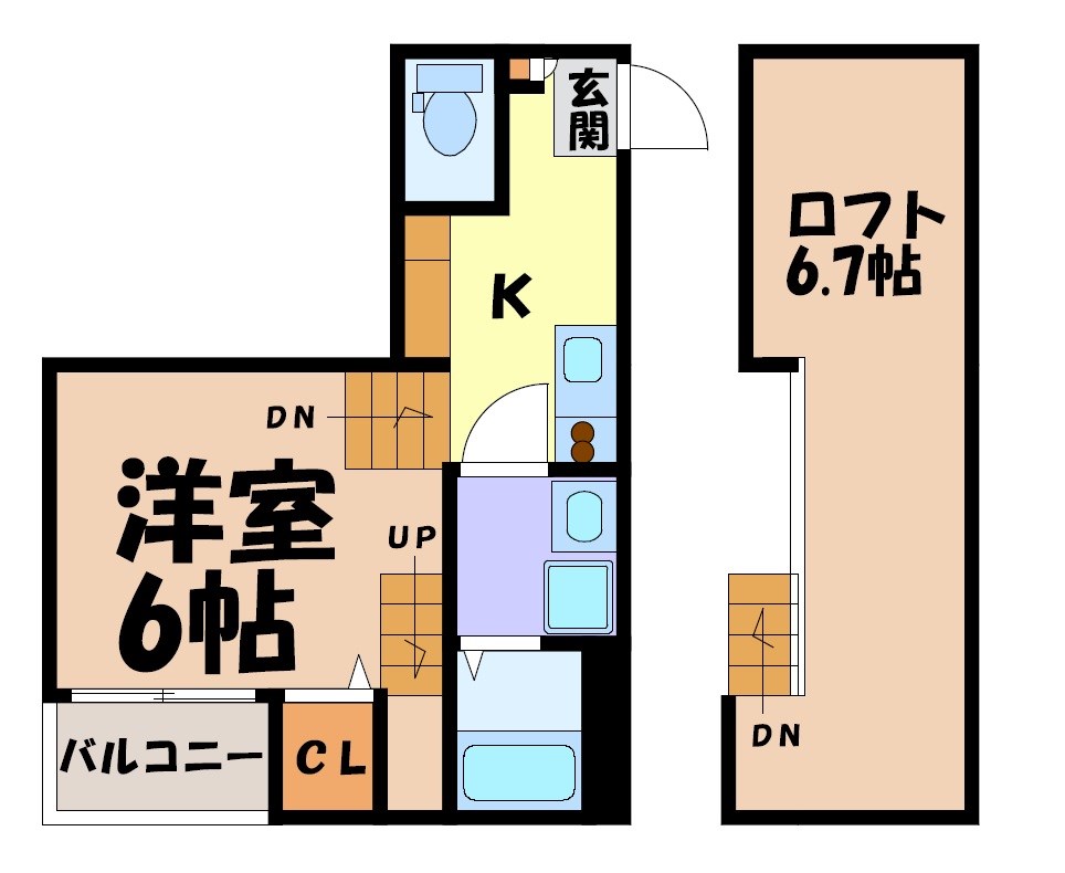 Ｋ＆Ｋ　Ｄｒｅａｍ今池 間取り図