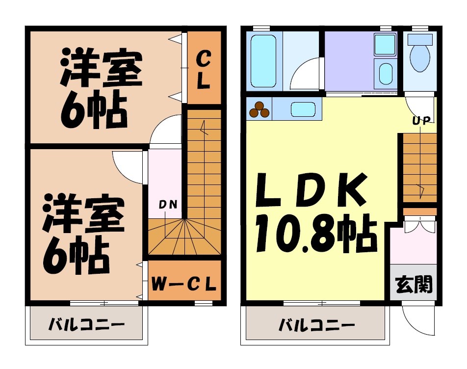 VISTA HOUSE 間取り図