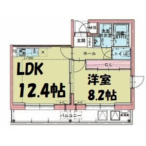 ドゥナーレ名駅西 間取り