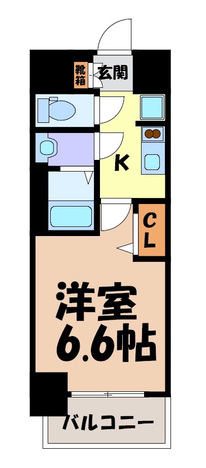 ディアレイシャス名古屋太閤通 間取り図