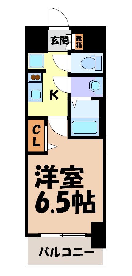 ディアレイシャス名古屋太閤通 間取り図