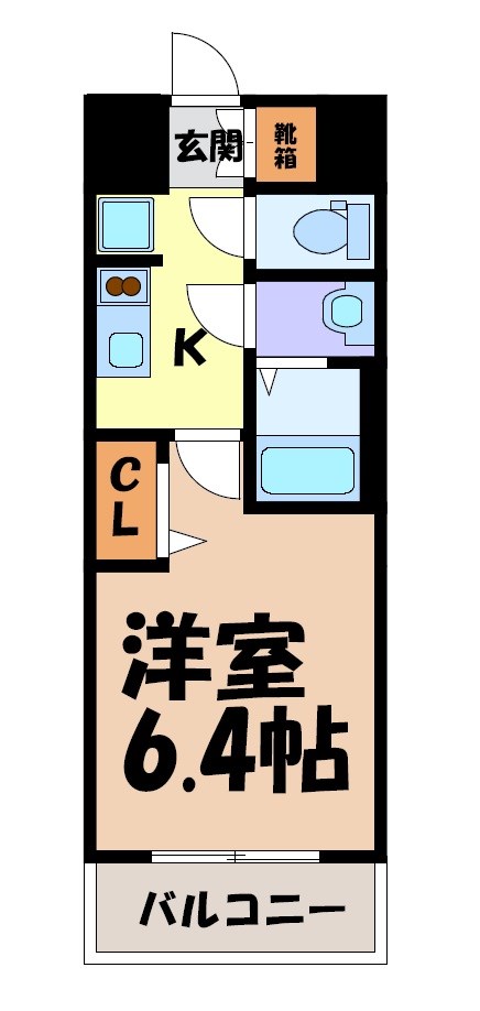 ディアレイシャス名古屋太閤通 間取り図