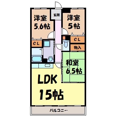 シティ・ライフ　グランヴィーネ星が丘　A棟 間取り図