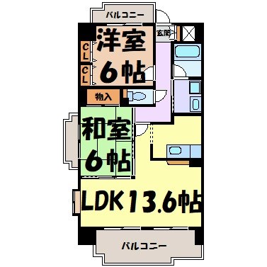 エクセレントみずの 間取り図