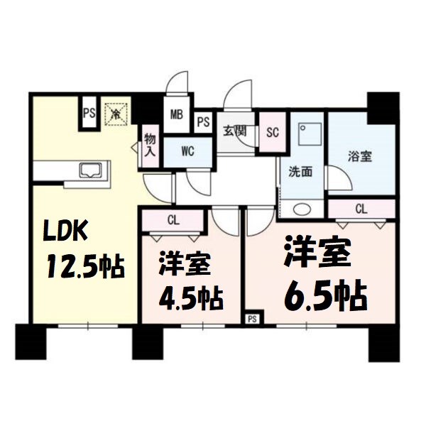 Flair丸の内 間取り図