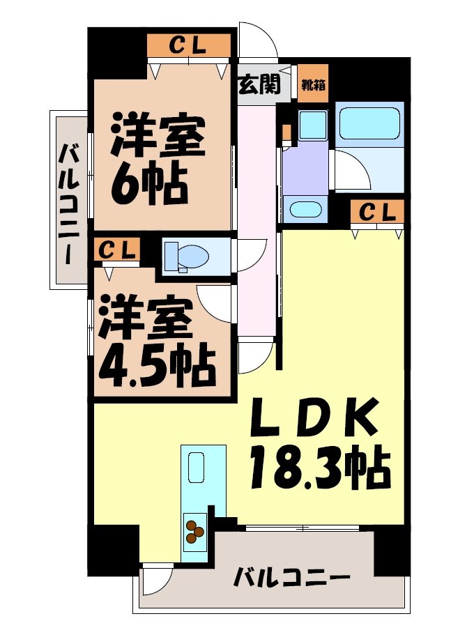 プレサンスロジェ上前津駅前 間取り図