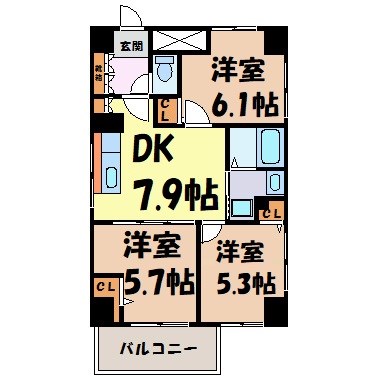 ガーディアン白金 間取り