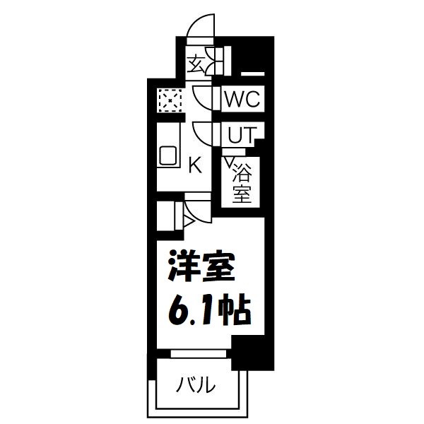 メイクス今池02 間取り図