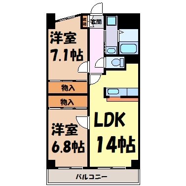 インプルーブ金山 間取り図