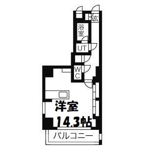 スタジオスクエア大須 間取り図