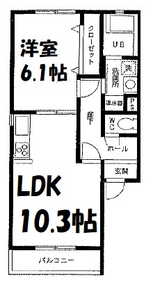 ペルゴレーズ 間取り図