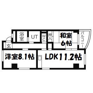良和第１マンション 間取り図