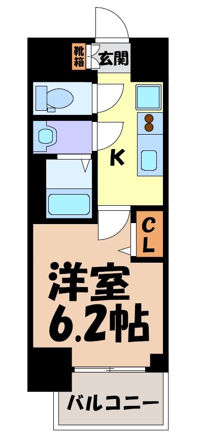 プレサンスTHE大須観音 間取り図