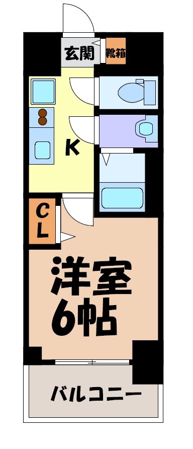 プレサンスTHE大須観音 間取り図