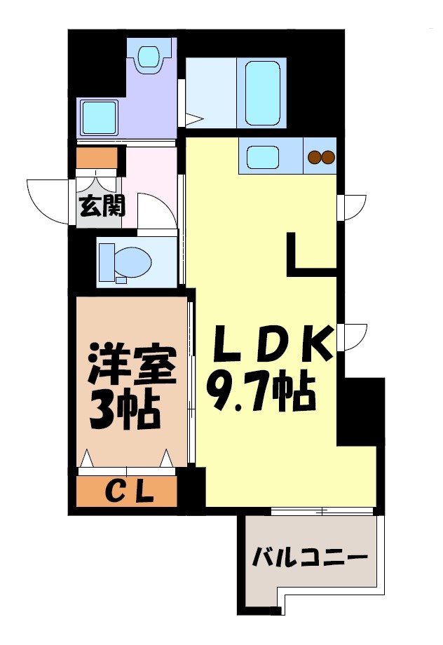 プレサンスTHE大須観音 間取り図