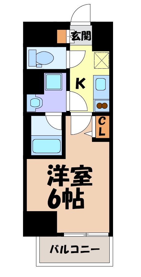 ディアレイシャス東別院 間取り