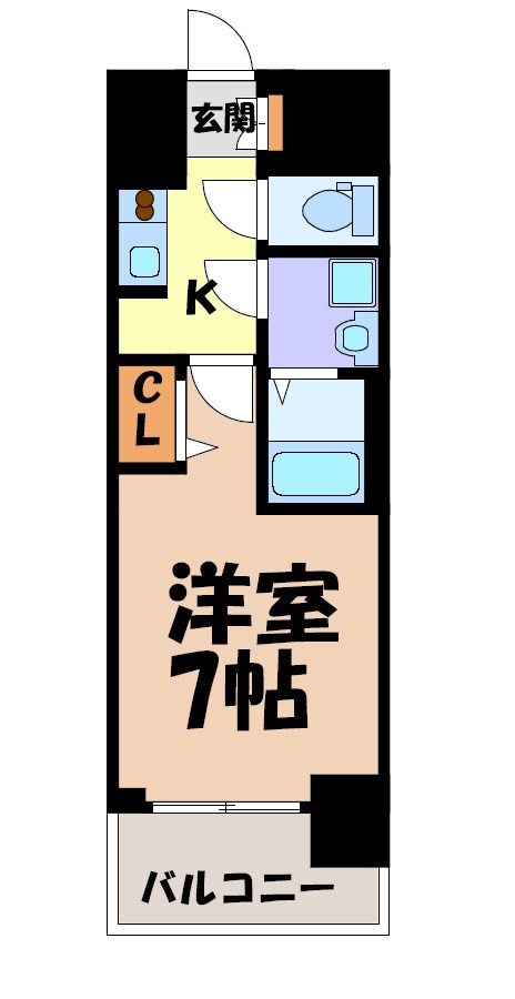 S-RESIDENCE上前津駅前 間取り