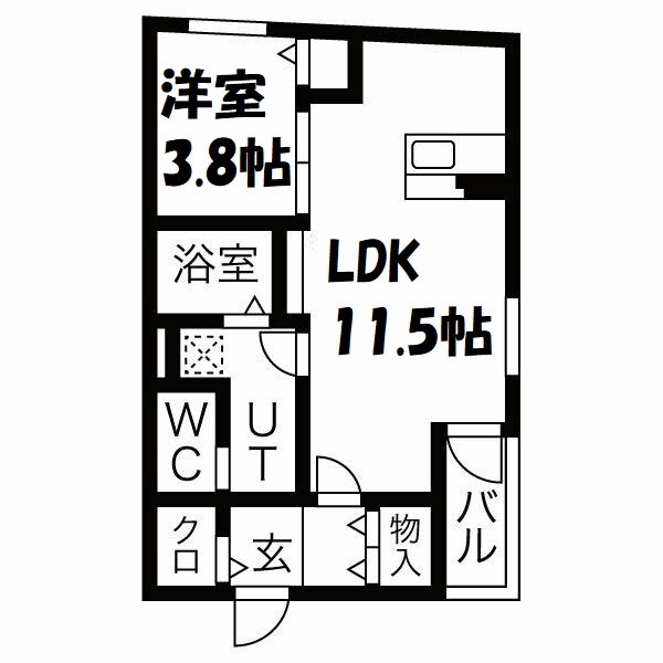 MS OOSUGI 間取り図