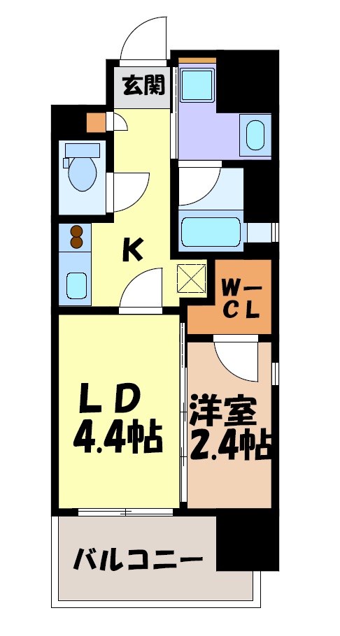 シーズンフラッツ矢場 間取り図