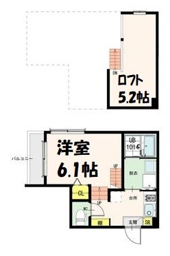 K's　Garden吹上Ⅱ 間取り