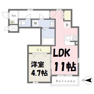 カルムセゾン 間取り図