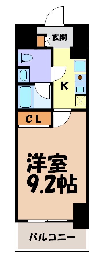 パークアクシス名古屋山王一丁目 間取り図