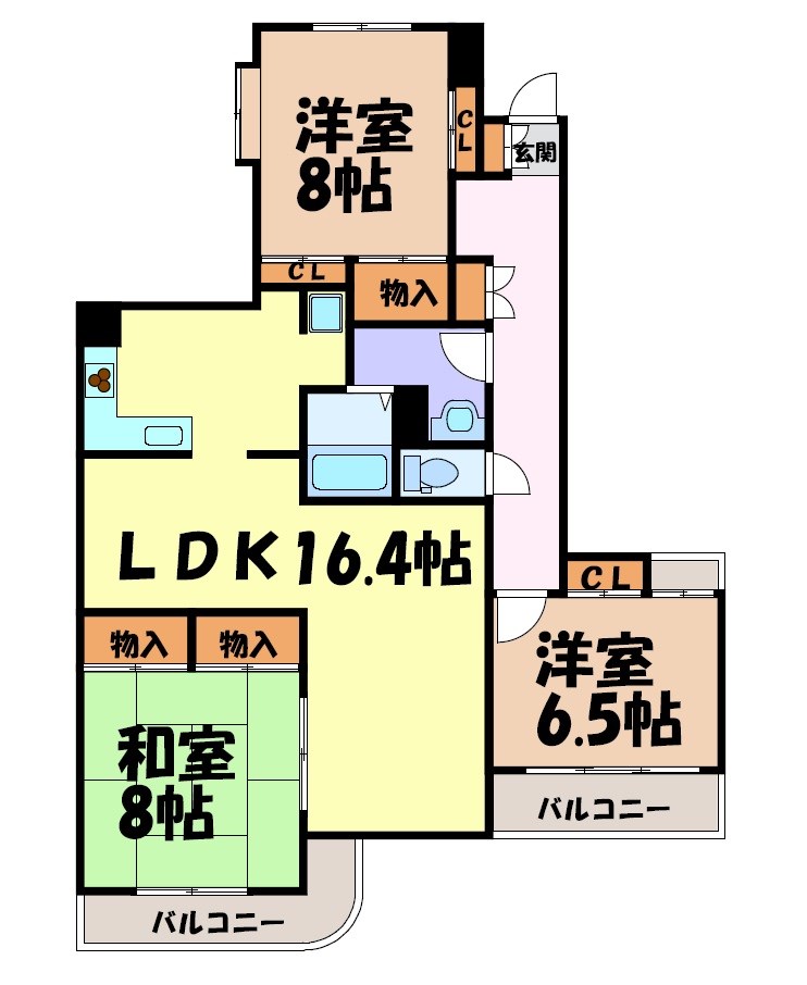 パルナス岳見町 間取り図