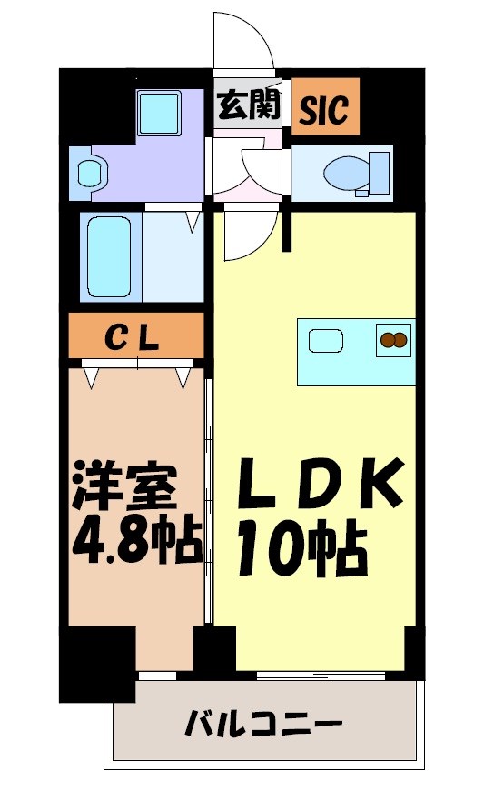 プレサンス広小路通今池 間取り図