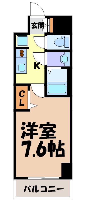 ディアレイシャス尾頭橋 間取り図