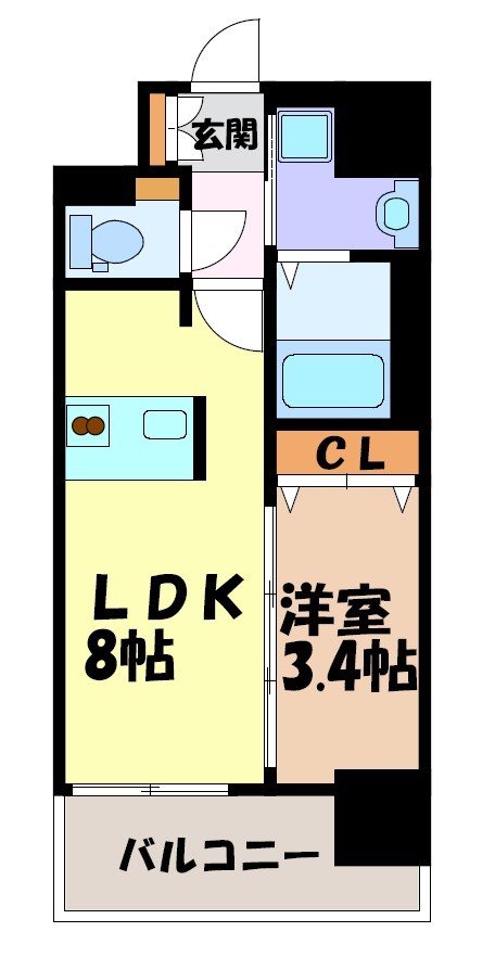 ディアレイシャス尾頭橋 間取り図