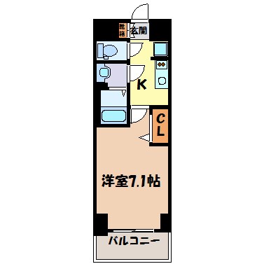 プレサンス上前津プレス 間取り図