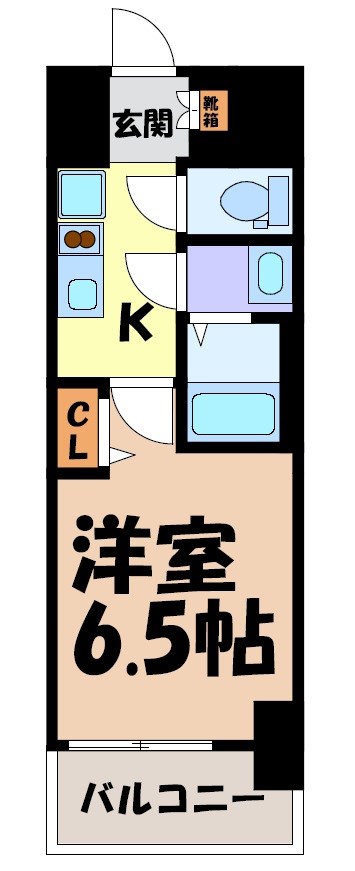 プレサンスTHE新栄 間取り図