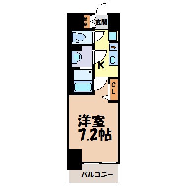 プレサンス新栄リベラ 間取り図