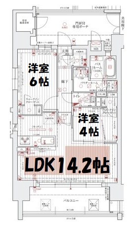 エステムプラザ名古屋UX 間取り図