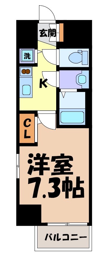 エスリード上前津セレーノ 間取り図