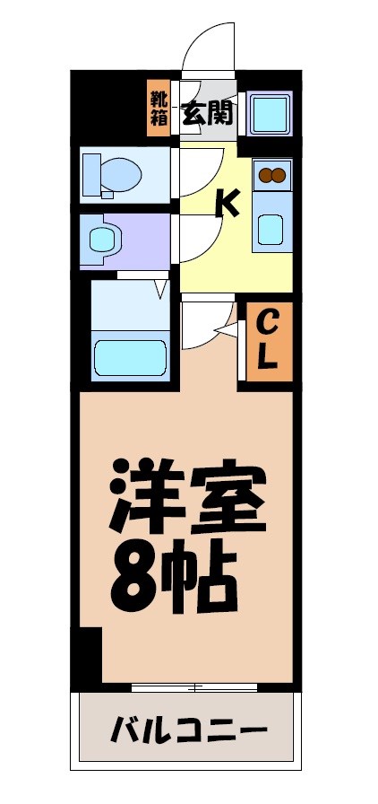 エスリード上前津セレーノ 間取り図