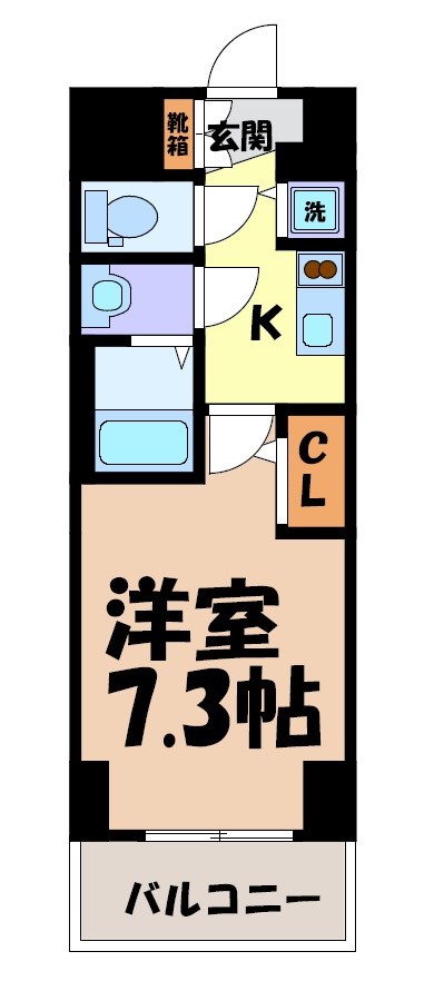 エスリード上前津セレーノ 間取り図