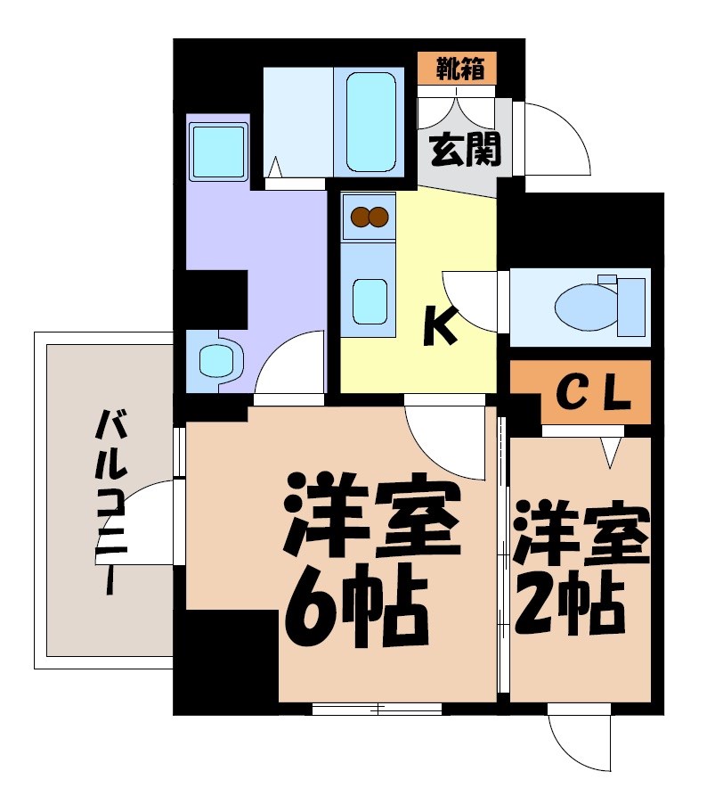 エスリード上前津セレーノ 間取り図