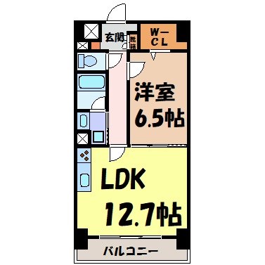 ヒルズ徳川 間取り図