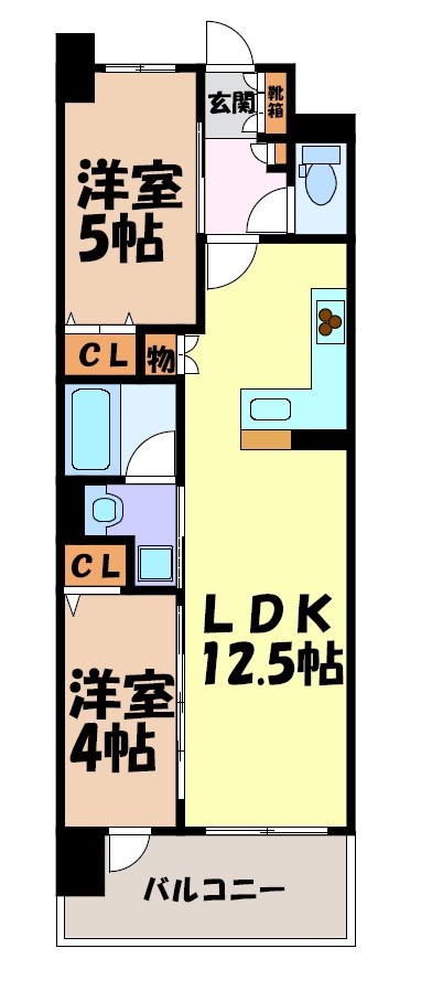 プレサンスロジェ名古屋駅NORTH FRONT 間取り図