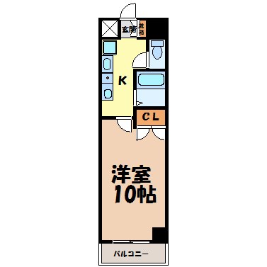 ルミナス新栄 間取り図