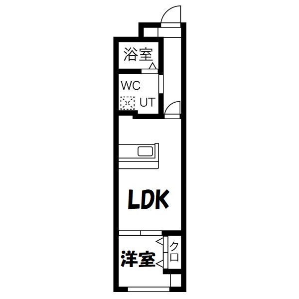 LeGioie太閤通駅２ 間取り図