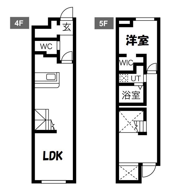 LeGioie太閤通駅２ 間取り図