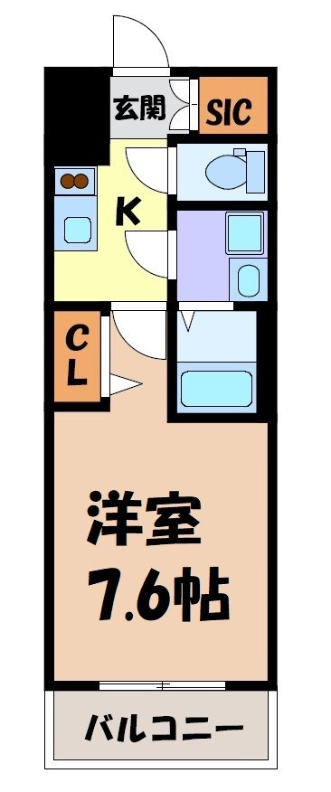 エスリード栄ル・クール 間取り図