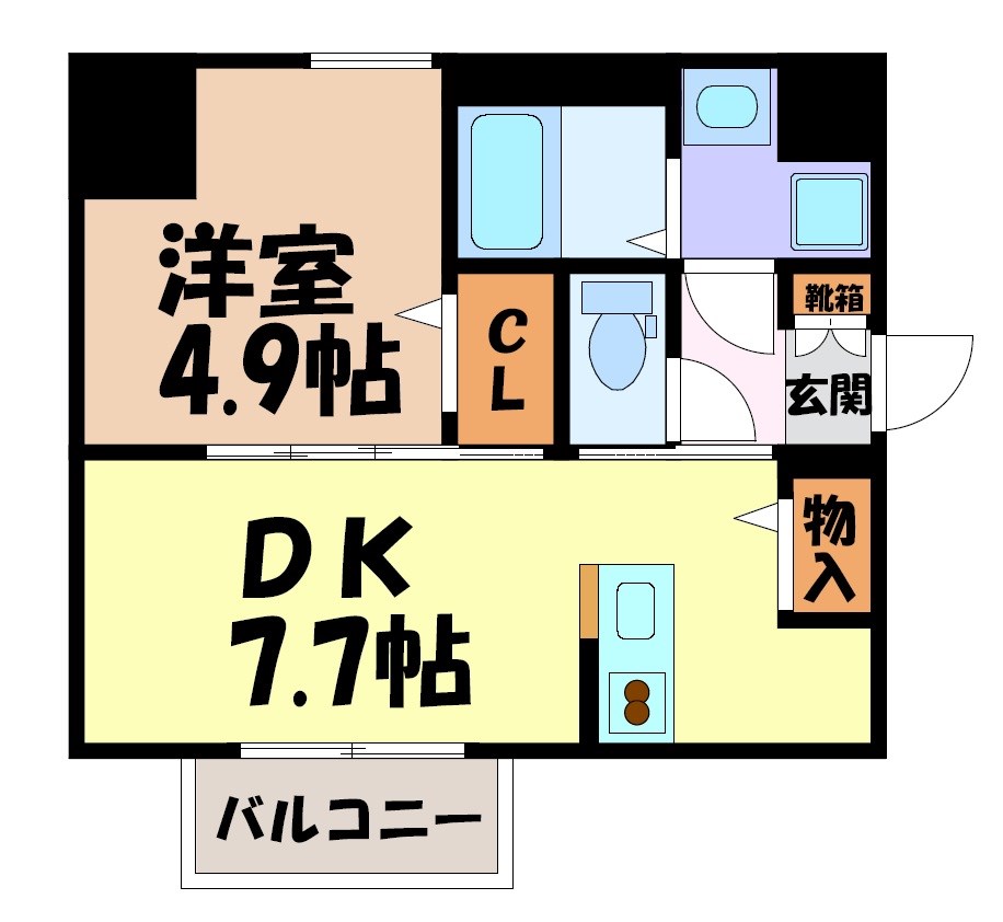 メイクス上前津Ⅳ 間取り図