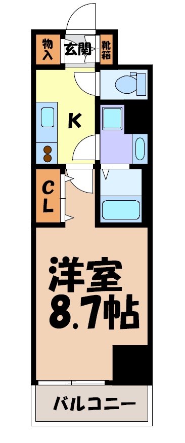 メイクス上前津Ⅳ 間取り図